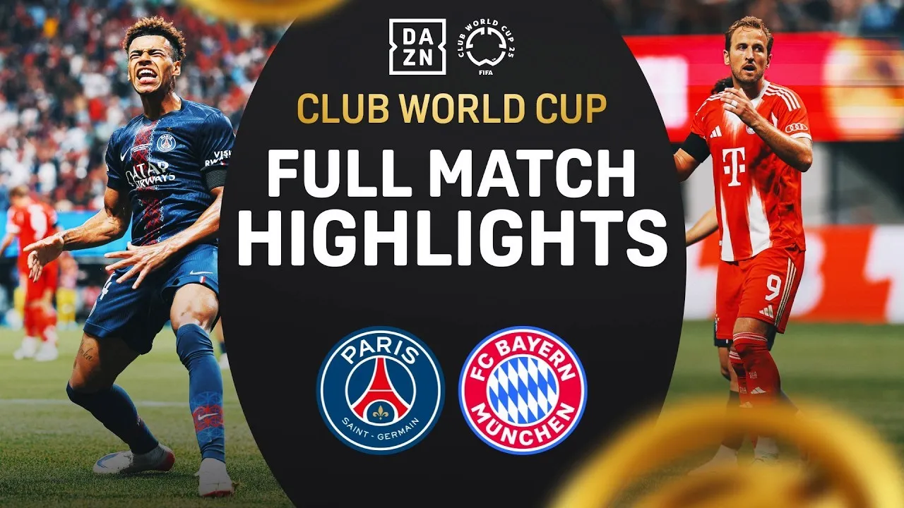 ไฮไลท์ฟุตบอล ปารีส แซงต์ แชร์กแมงฝรั่งเศส 2-0 บาเยิร์น มิวนิคเยอรมัน ฟีฟ่าคลับเวิลด์คัพ รอบ 8 ทีมสุดท้าย 06/07/2568 dooball168hd.com