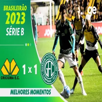 ไฮไลท์ฟุตบอล บราซิล ซีรี่ บี ฝั่งคริคูม่าเสมอกัวรานี่ เอสพีสุดมันส์ 1-1 ทีมแบ่งแต้ม