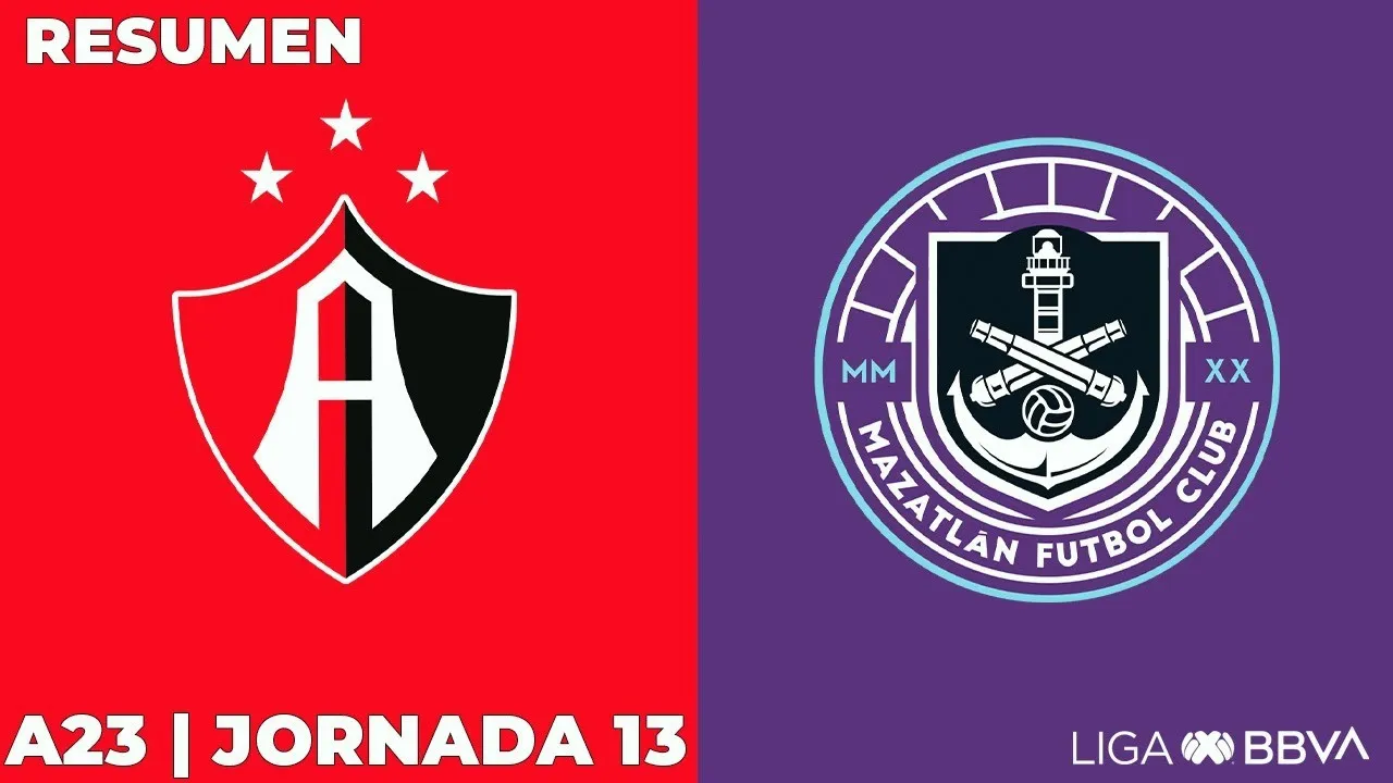 ไฮไลท์ฟุตบอล 21 ตุลาคม 2566 มาซัตลาน เอฟซี บุกชนะ อัตลาส 3-1 เม็กซิโก พรีเมร่า ดิวิชั่น 2023 ดูสดได้ที่ dooball168hd.com
