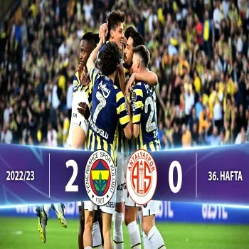 ไฮไลท์ฟุตบอล เฟเนร์บาห์เช่ เอาชนะ อันตัลยาสปอร์ 2-0 ตุรกี ซุปเปอร์ลีก 2022/23 สุดยอดเกมรับของทีมเยือน