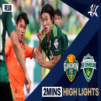 ไฮไลท์ฟุตบอล แกงวัน เอฟซี ปราชัยคาบ้าน 1-2 ชอนบุกฮุนไดมอเตอร์ ศึกเคลีก เกาหลีใต้