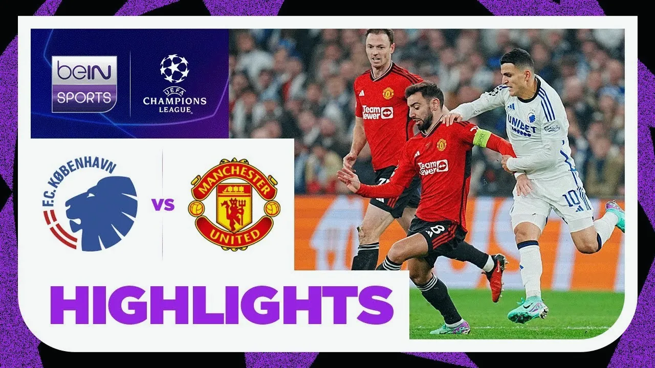 ไฮไลท์ฟุตบอลแมนฯยูไนเต็ดบุกพ่ายโคเปนเฮเก้น 3-4 ศึกยูฟ่าแชมเปี้ยนส์ลีก รอบแบ่งกลุ่ม วันที่ 09/11/2566