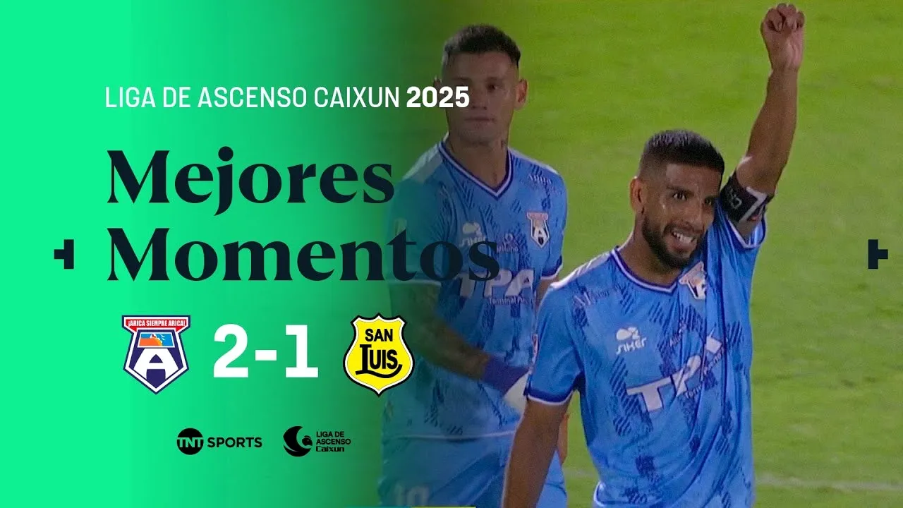 ไฮไลท์ฟุตบอล ซาน มาร์คอส เดอ อารีกา เฉือน ซานหลุยส์ คิวโลต 2-1 ศึกชิลี ดิวิชั่น2 24/05/2568 dooball168hd.com