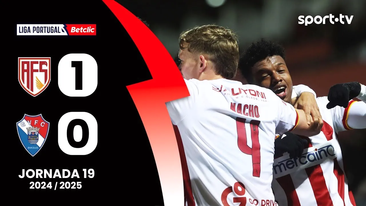 ไฮไลท์ฟุตบอล เอวีเอส ฟูเตโบล ชนะ กิล วิเซนเต้ 1-0 ลีกา ซาเกรส โปรตุเกส 28 มกราคม 2568