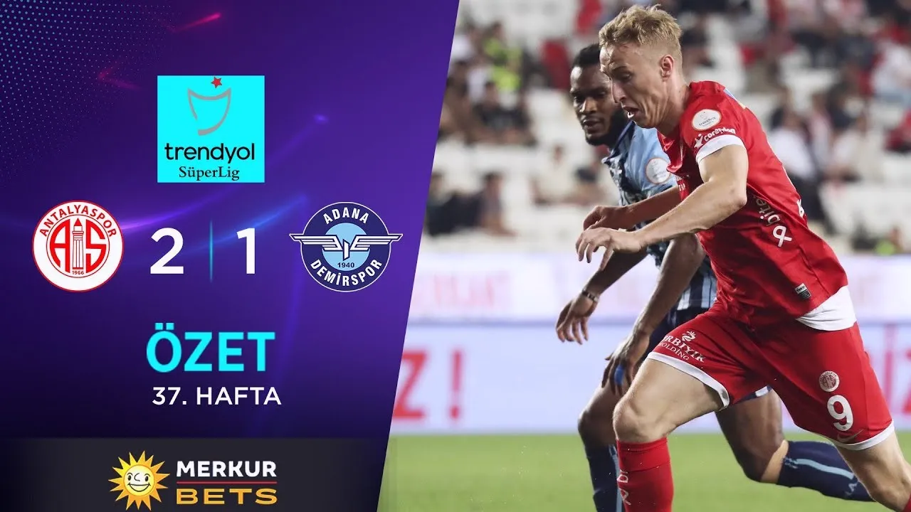 ไฮไลท์ฟุตบอล อันตัลยาสปอร์เปิดสังเวียนเฉือน อดาน่า เดมิร์สปอร์ 2-1 ศึกตุรกี ซุปเปอร์ลีก 2023/24 วันที่ 18/05/2567