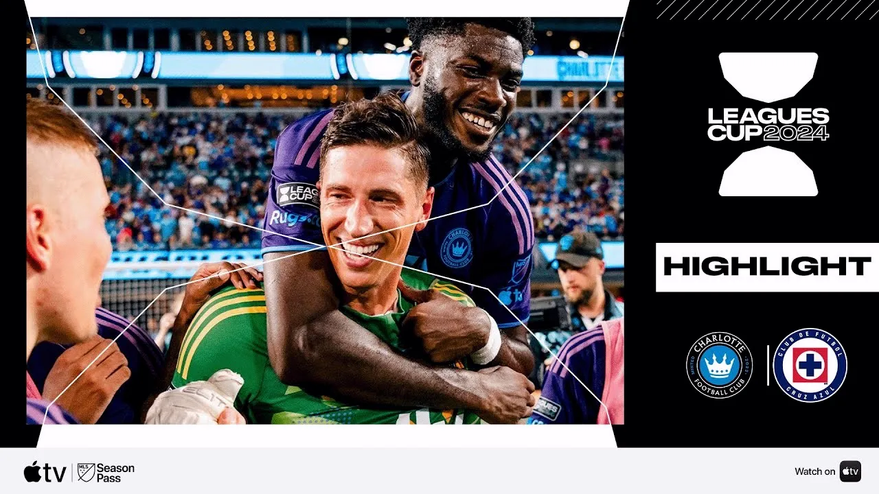 ดูคลิปไฮไลท์ฟุตบอล ชาร์ลอตต์ เอฟซี เสมอ ครูซ อาซูล 0-0 ชนะจุดโทษ 4-2 ศึกอเมริกา ลีก คัพ 2024 วันที่ 1 สิงหาคม 2567