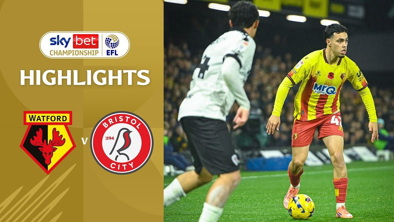 #ไฮไลท์ฟุตบอล [ วัตฟอร์ด 1 - 1 บริสตอล ซิตี้ ] เดอะแชมเปี้ยนส์ชิพ อังกฤษ 2025/8.11.68