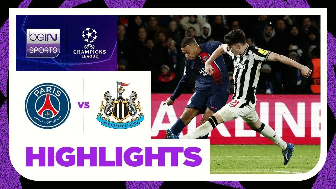 ไฮไลท์ฟุตบอล ปารีส แซงต์ แชร์กแมง เสมอ นิวคาสเซิ่ล ยูไนเต็ด 1-1 ยูฟ่า แชมเปี้ยนส์ลีก รอบแบ่งกลุ่ม 29 พฤศจิกายน 2566