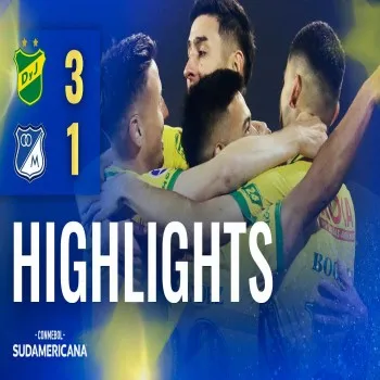 ไฮไลท์เด็ด! เดเฟนซา วาย จัสติเชีย ทุบ มิลเลียนนาริออส 3-1 ในศึกโคปา ซูดาเมริกาน่า