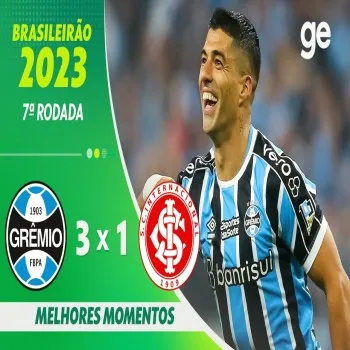 ไฮไลท์ฟุตบอล เกรมิโอ้ ปอร์โต้ ถล่ม อินเตอร์นาซิอองนาล 3-1 ศึกบราซิล ซีรี่ เอ 2023 dooball168hd.com
