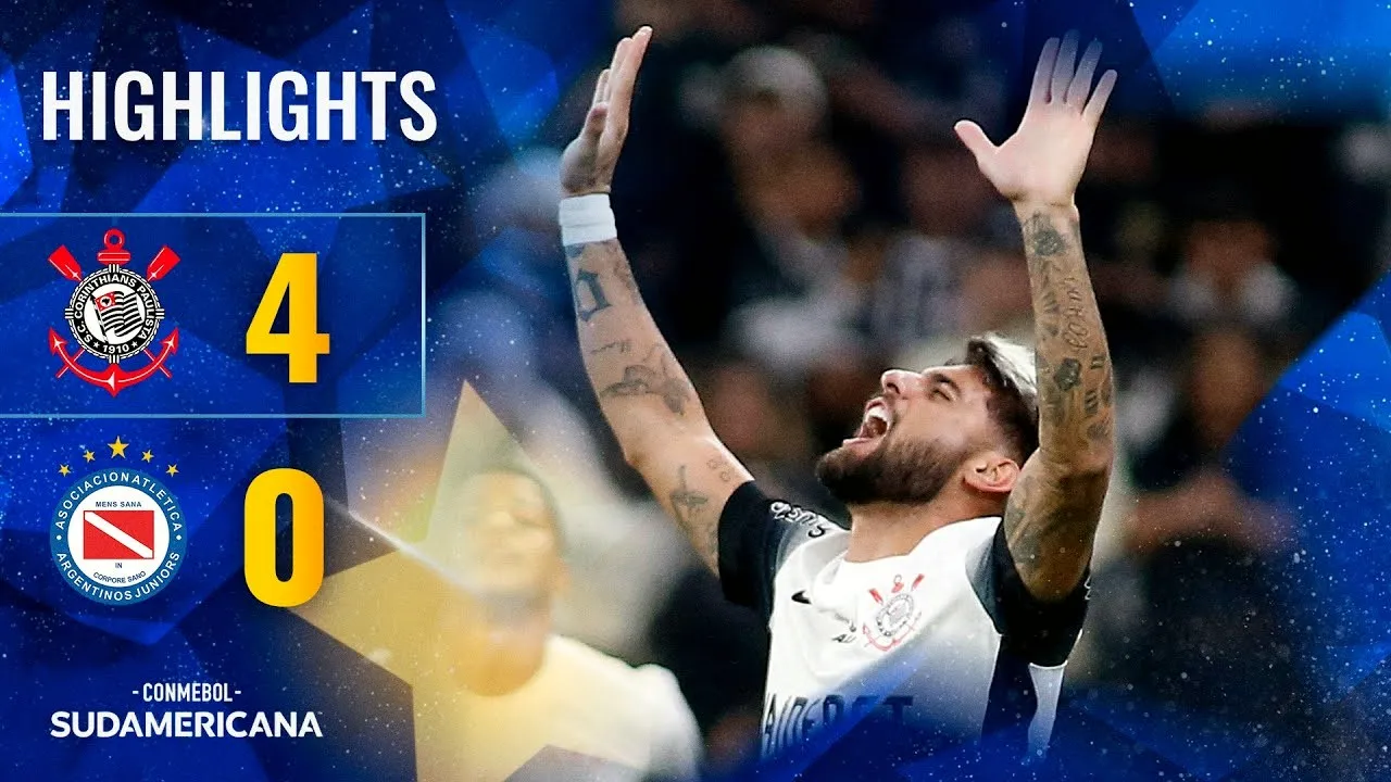 ไฮไลท์บอลเด็ด! โครินเธียนส์ ถล่ม อาร์เจนติโนส จูเนียร์ส 4-0 โคปา ซูดาเมริกาน่า 2024 วันที่ 15 พฤษภาคม 2567