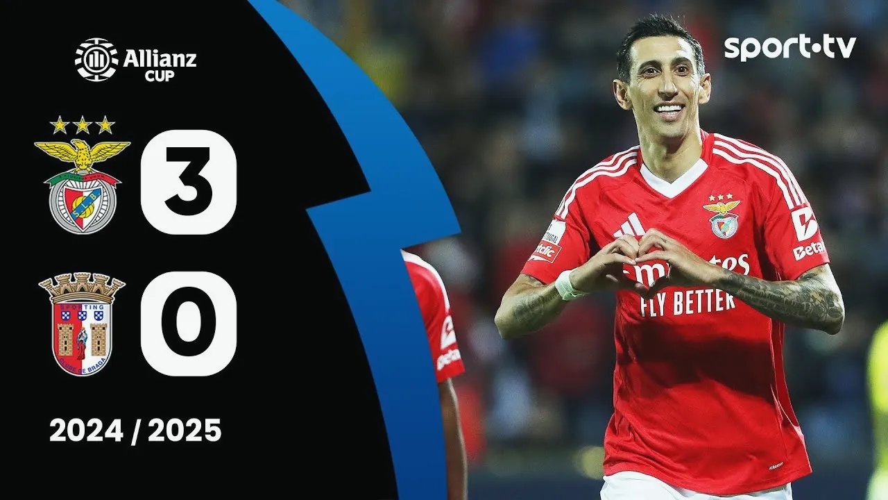 9 ม.ค. 68 เบนฟิก้า ทุบ สปอร์ติ้ง บราก้า 3-0 ฟุตบอลโปรตุเกสลีกคัพ รอบรองชนะเลิศ dooball168hd.com 09/01/2568