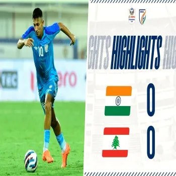 ไฮไลท์ฟุตบอลศึกกระชับมิตรทีมชาติ อินเดีย เสมอ เลบานอน 0-0 ไร้สกอร์ในเกมนี้
