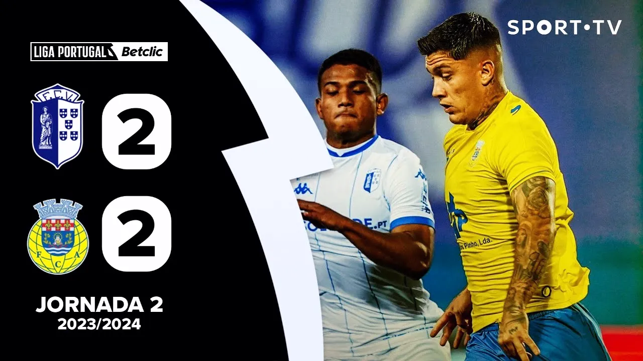 #ไฮไลท์ฟุตบอล อารัวก้า บุกเจ๊า วิเซล่า 2-2 ศึกโปรตุเกสลีกา ซาเกรส 2023