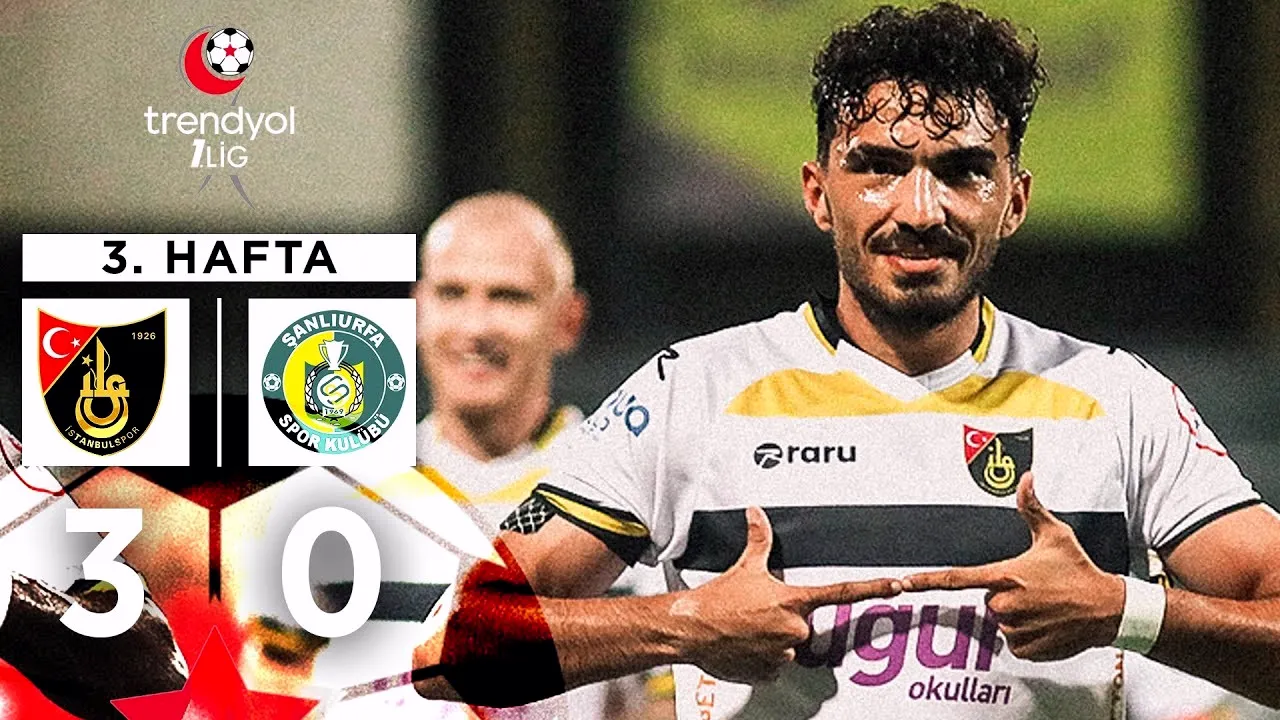ดูไฮไลท์ฟุตบอล อิสตันบูลสปอร์ ถล่ม ซานลิอูร์ฟาสปอร์ 3-0 ตุรกี ดิวิชั่น2 2024/25 เมื่อ 27 สิงหาคม 2567 ที่ dooball168hd.com