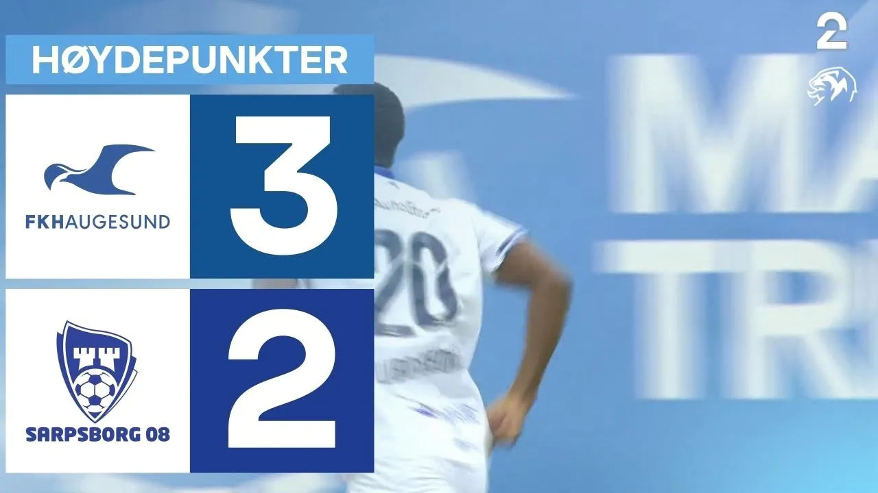 ไฮไลท์ฟุตบอล นอร์เวย์ ทิปเปลีเก้น 2025 เฮาเกซุนด์ ชนะ ชาร์ปบอร์ก 3-2 พร้อมชมคลิปเต็มได้แล้ววันนี้ที่ dooball168hd.com 11/08/2568