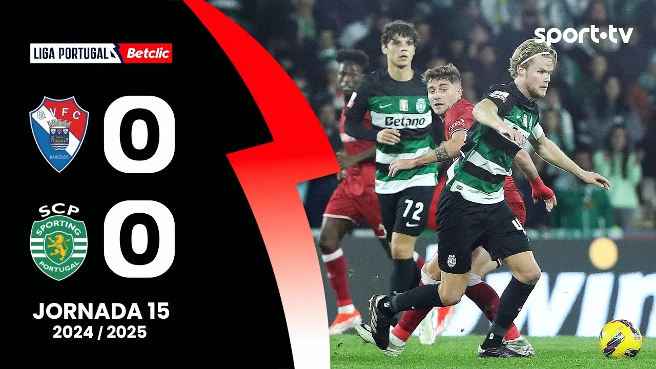 ไฮไลท์ฟุตบอล 23 ธันวาคม 2567 : กิล วิเซนเต้ เสมอ สปอร์ติ้ง ลิสบอน 0-0 ในเกมลีกา ซาเกรส โปรตุเกส