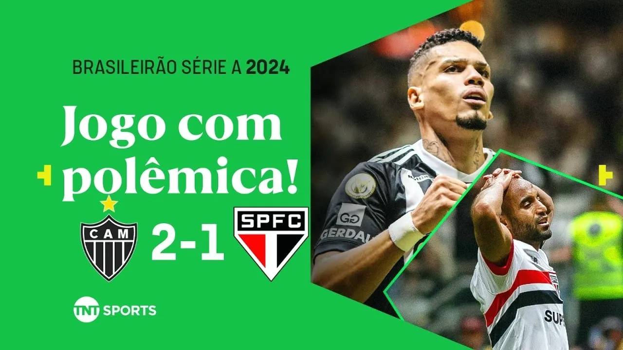 ไฮไลท์ฟุตบอล อัตเลติโก้ มิไนโร่ ชนะ เซาเปาโล 2-1 ศึกบราซิล ซีรี่ย์เอ 2024 วันที่ 12 กรกฎาคม 2567