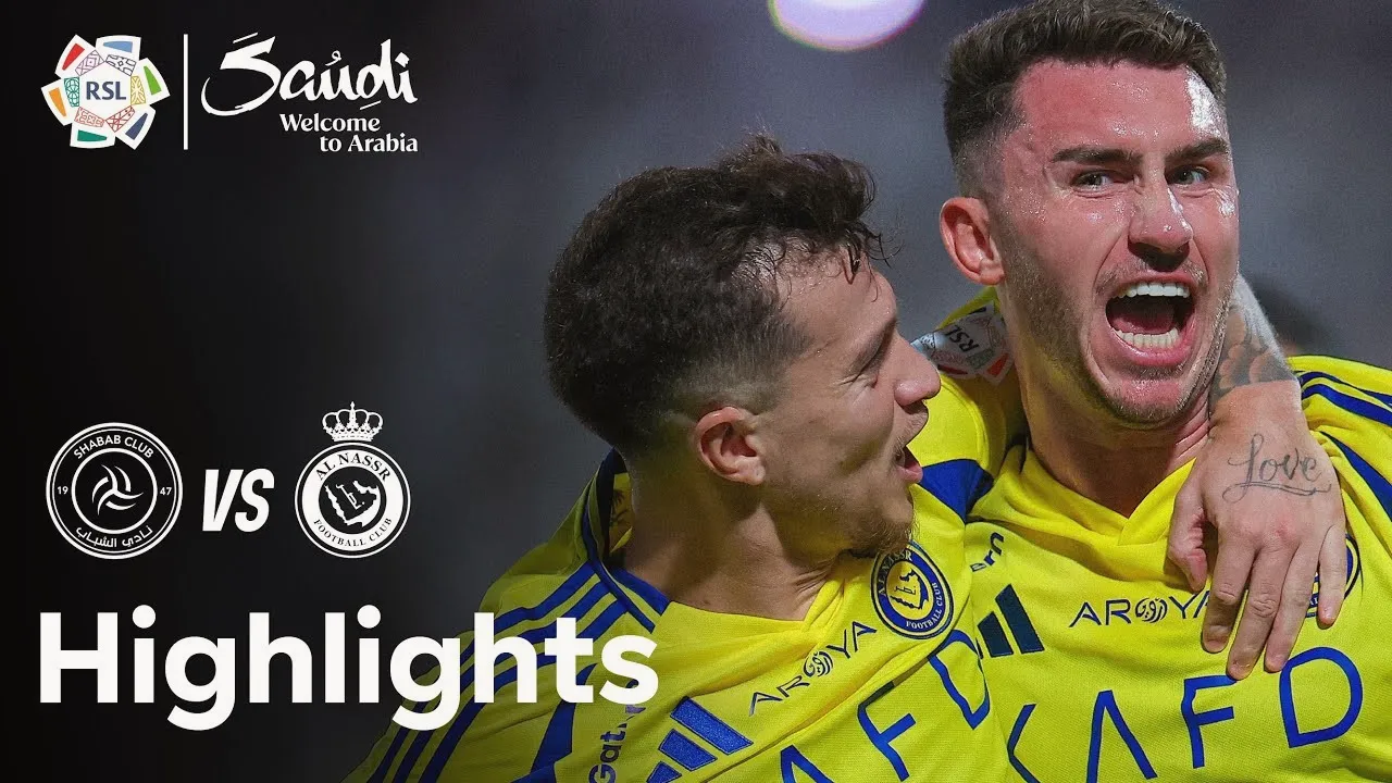 ไฮไลท์บอลซาอุฯ ลีก อัล ชาบับ 1-2 อัล นาสเซอร์ ตุลาคม 2567 ซาอุดีอาระเบียโปรเฟสชั่นแนลลีก 19/10/2567