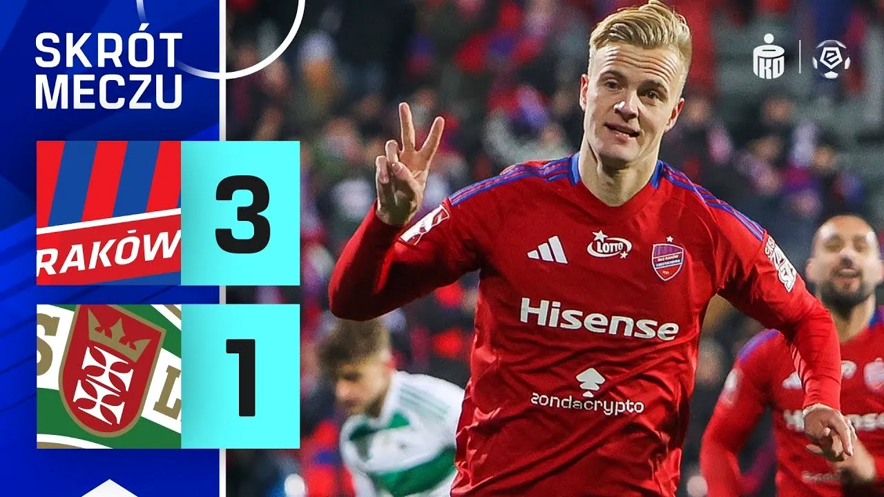 ไฮไลท์ฟุตบอล รากูฟว์ เชสโตว์ฮาวา ชนะ เลเชีย กอเดนซ์ 3-1 ศึกโปแลนด์ เอ็คสตรัคลาซ่า 04/03/2568