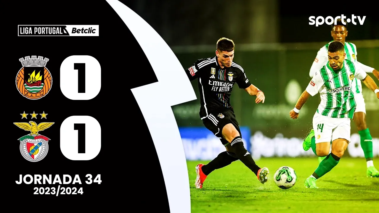 ไฮไลท์ฟุตบอลลีกา ซาเกรส โปรตุเกส 2024 ริโอ อาฟ เสมอ เบนฟิก้า 1-1 18/05/2567 ดูไฮไลท์ดีๆ ที่ dooball168hd.com