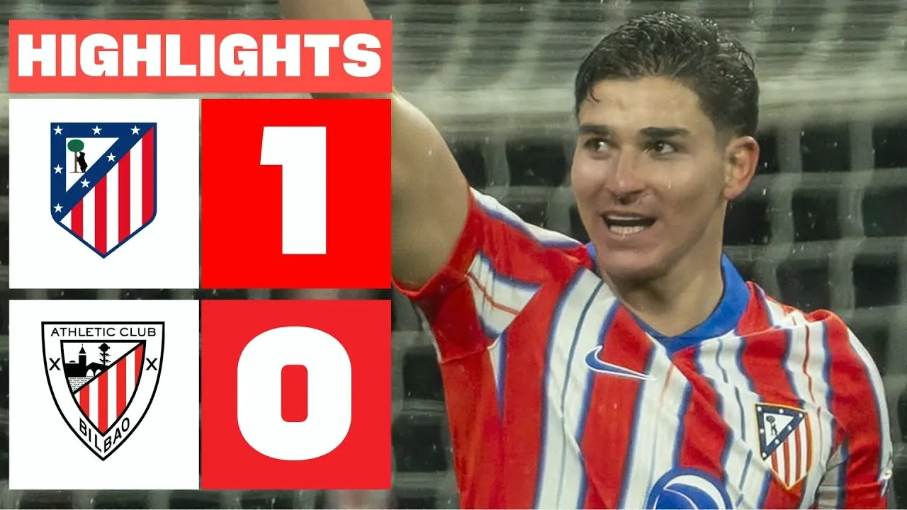 ไฮไลท์ฟุตบอลลาลีก้า สเปน แอตเลติโก้ มาดริด เฉือน แอธเลติก บิลเบา 1-0 (0-0) เก็บชัยสำคัญ วันที่ 2 มีนาคม 2568