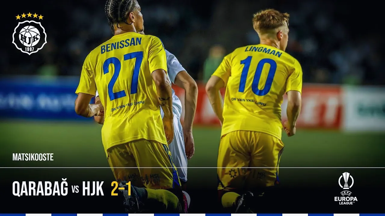 ไฮไลท์ฟุตบอล คาราบัคพลิกชนะ เอชเจเค เฮลซิงกิ 2-1 ศึกยูฟ่า ยูโรป้าลีก สุดมัน dooball168hd.com