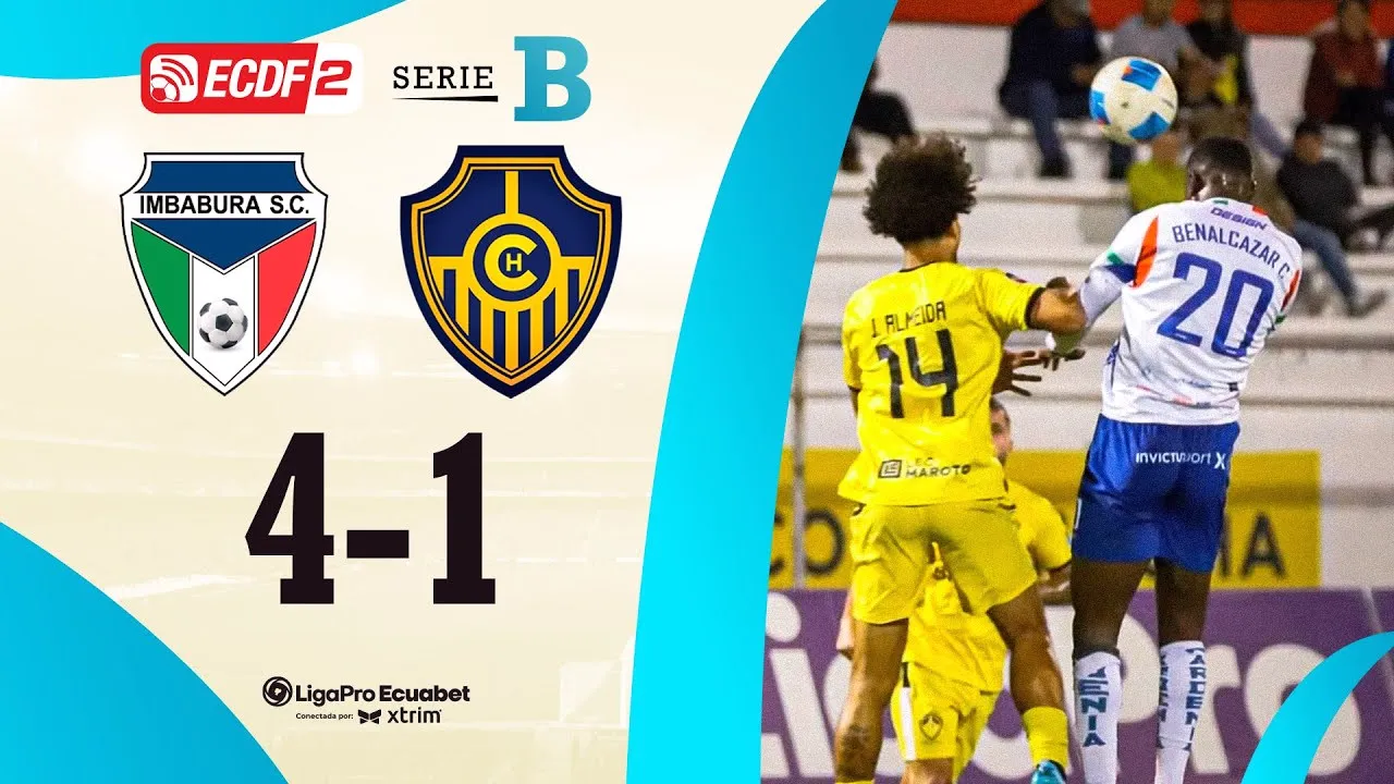 ไฮไลท์ฟุตบอล Imbabura SC ถล่ม Chacaritas FC 4-1 ศึกลีก้าโปร เอกวาดอร์ ซีรี่ย์บี 2025 04/06/2568