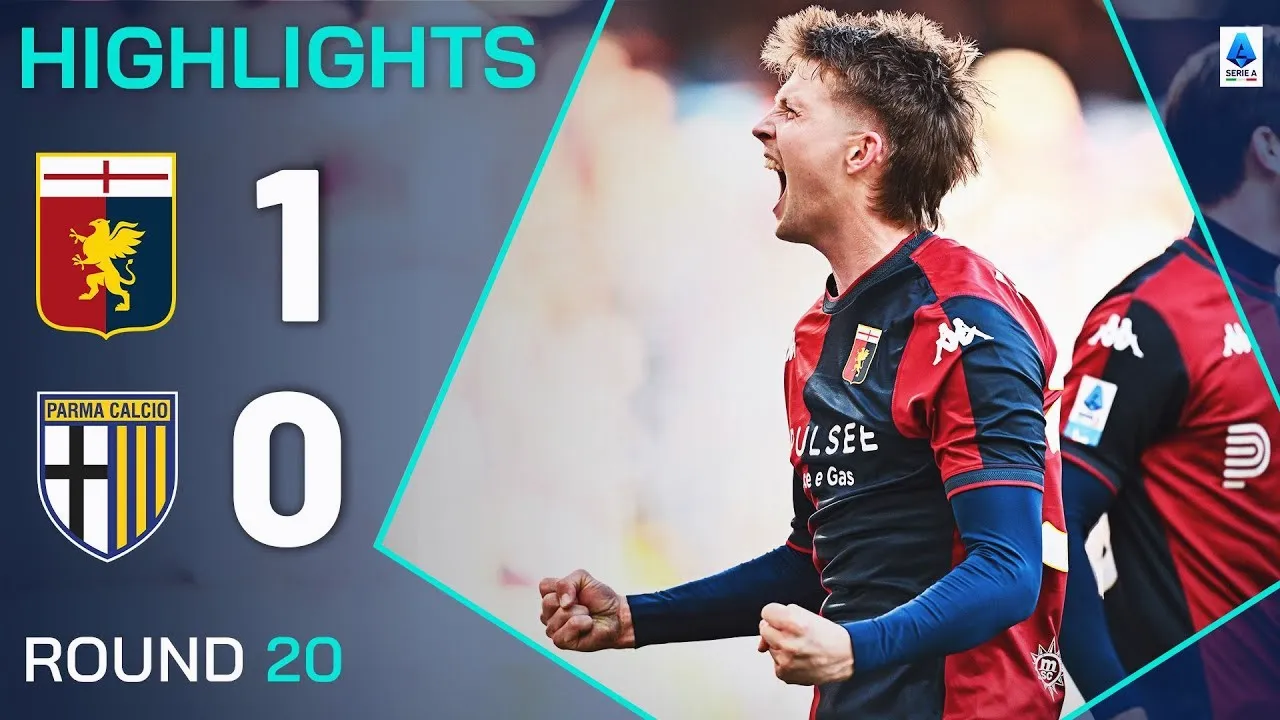 เจาะจังหวะเด็ดเจนัวชนะปาร์ม่า 1-0 ศึกกัลโช่เซเรียอาอิตาลี 13 มกราคม 2568 คลิปไฮไลท์ครบทุกลูก