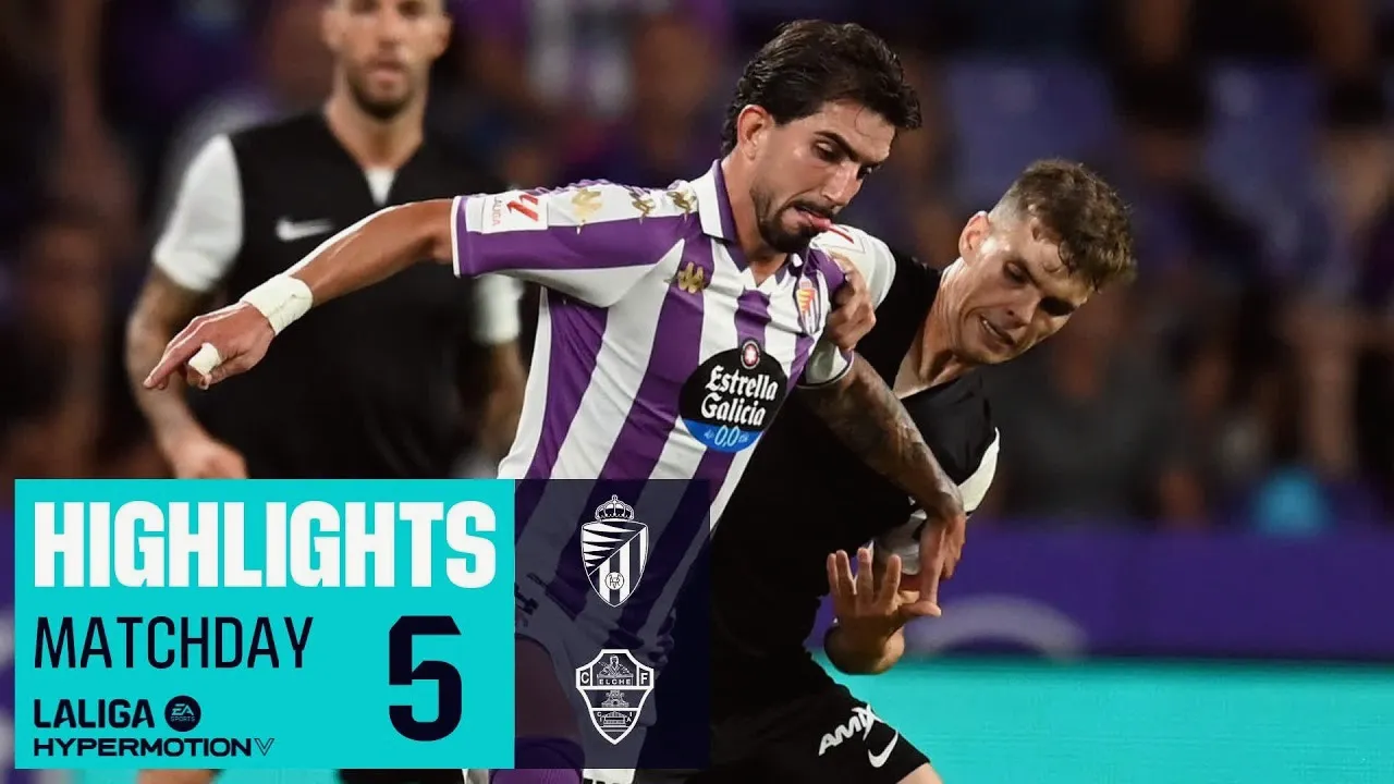 ดวลเฉือนนาทีสุดท้าย! เรอัล บายาโดลิด เสมอ เอลเช่ 1-1 ศึกอเดลันเต้ สเปน สุดระทึก