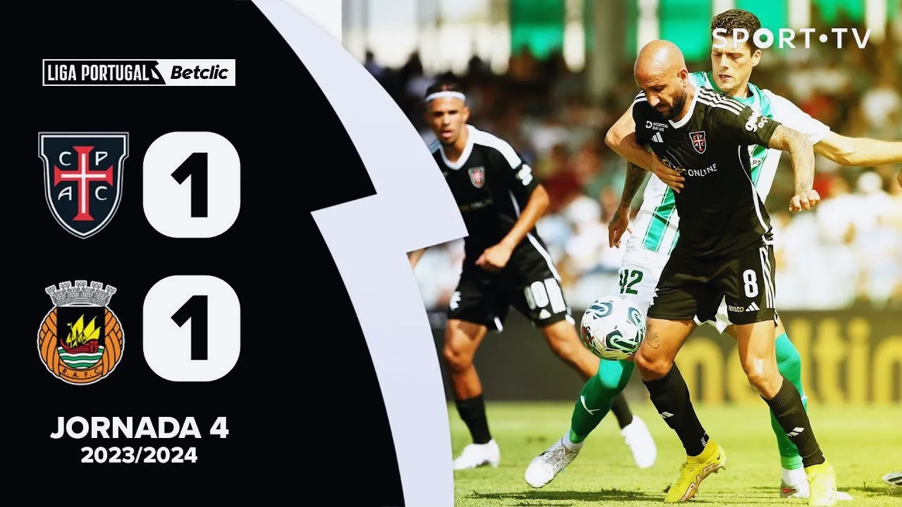 ไฮไลท์ 1-1 ระหว่าง คาซ่า เพีย เอซี กับ ริโอ อาฟ ศึก ลีกา ซาเกรส โปรตุเกส ประเดิมแต้มแบ่งกันคนละทีม