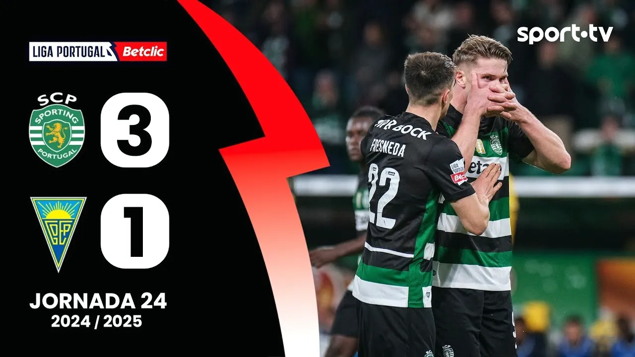 ไฮไลท์ฟุตบอล สปอร์ติ้ง ลิสบอน ชนะ เอสโตริล 3-1 เกมลีกา ซาเกรส โปรตุเกส 4 มีนาคม 2568 จาก dooball168hd.com