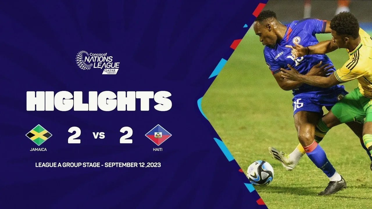 ไฮไลท์ฟุตบอลคอนคาเคฟ เนชั่นลีก เฮติตีเสมอจาเมก้า 2-2 สุดดุเดือด