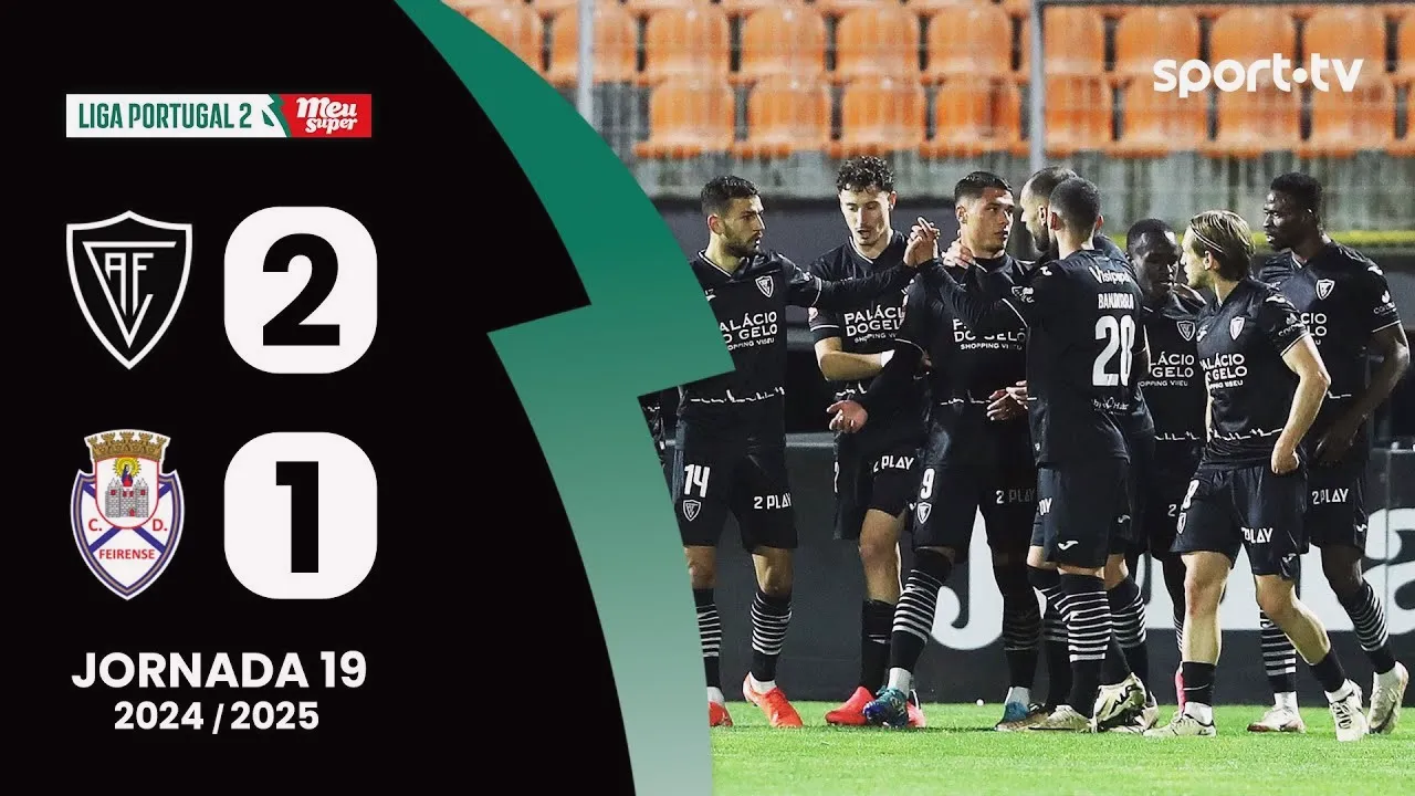 ไฮไลท์ฟุตบอล อคาเดมี โค วิสุ ชนะ เฟยเรนเซ่ 2-1 โปรตุเกส ดิวิชั่น 2 วันที่ 18/01/2568
