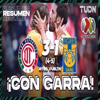 ไฮไลท์ฟุตบอล โตลูก้าเปิดบ้านเอาชนะไทเกรส ยูเอเอ็นแอล 3-1 ในศึกเม็กซิโก พรีเมร่า ดิวิชั่น 2023 โดย dooball168hd.com