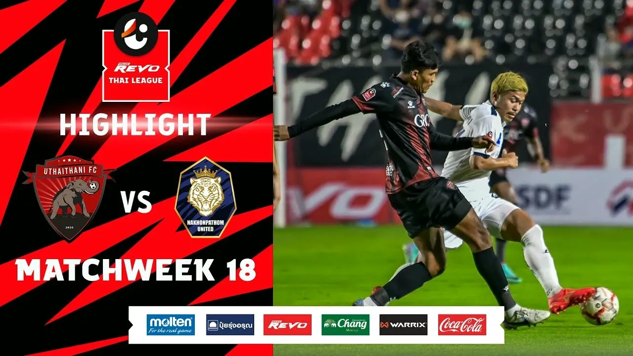 ไฮไลท์บอลเด็ด อุทัยธานี เอฟซี เสมอ นครปฐม เอฟซี 1-1 รีโว่ ไทยลีก วันที่ 19 กุมภาพันธ์ 2567 dooball168hd.com