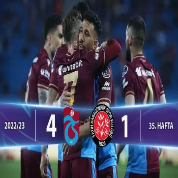 แทร็บซอนสปอร์ถล่มคารากูมรัค 4-1 ศึกตุรกีซุปเปอร์ลีก 2022/23 ดูไฮไลท์เพิ่มเติมได้ที่ dooball168hd.com