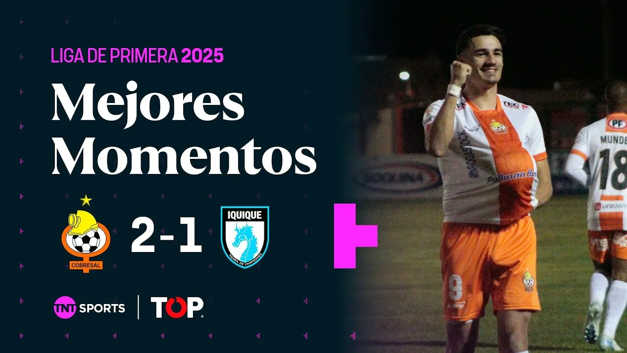 ไฮไลท์ฟุตบอล โคเบรซอล ชนะ เดปอร์เตส อิควิกกัว 2-1 ฟูลแมตช์ ชิลี พรีเมร่า ดิวิชั่น ฤดูกาล 2025 วันที่ 3 มิถุนายน 2568