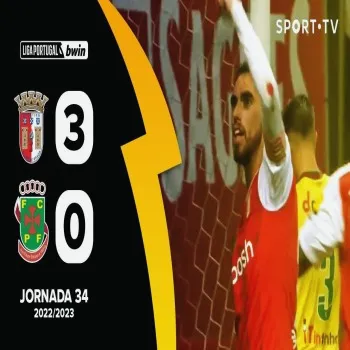 ไฮไลท์บอล สปอร์ติ้ง บราก้า ถล่ม ปากอส เฟอร์ไรร่า 3-0 คว้าชัยในลีกา ซาเกรส โปรตุเกส 2022/23