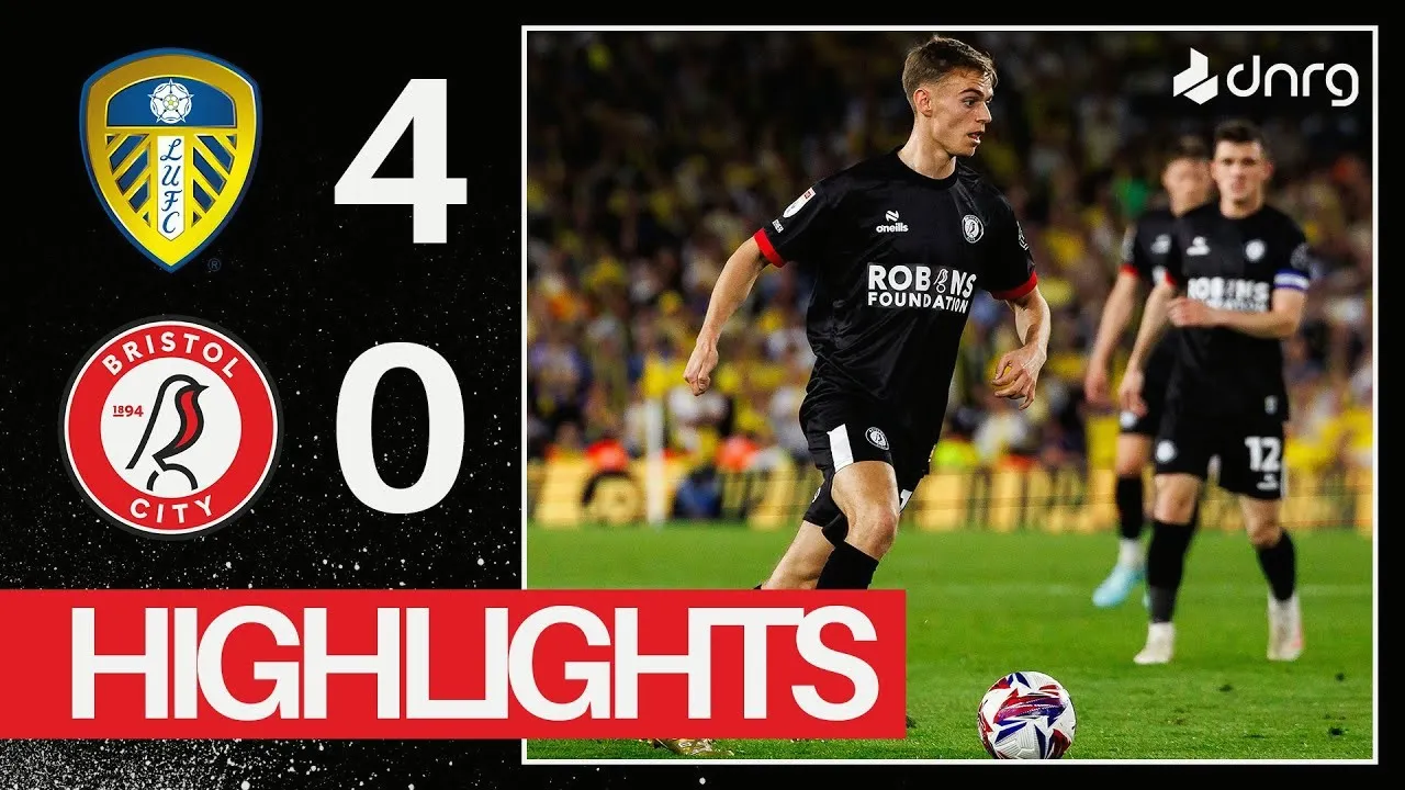 ไฮไลท์บอลเดอะแชมเปี้ยนส์ชิพ อังกฤษ ลีดส์ ยูไนเต็ดถล่มบริสตอล ซิตี้ 4-0 ศึกชิงตำแหน่ง วันที่ 29/04/2568