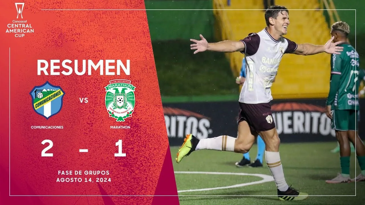 ไฮไลท์คอนคาเคฟ เซนทรัล อเมริกา คัพ 2024 คลับ คอมมูนนิคาซิอองเนส เชือด มาราธอน 2-1 วันนี้ 15 สิงหาคม 2567 ที่ dooball168hd.com