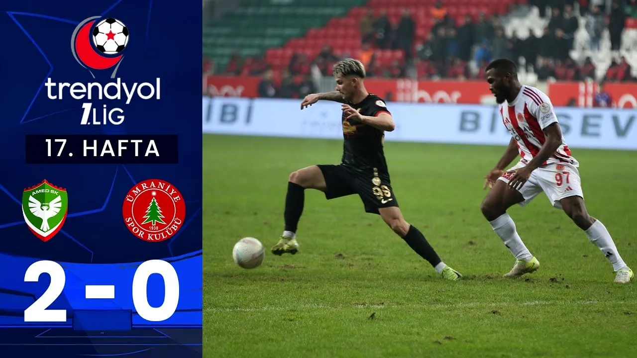 ไฮไลท์ฟุตบอลตุรกี ดิวิชั่น 2 : อาเหม็ดสปอร์ เปิดบ้านชนะอุมรานิเยสปอร์ 2-0 ประจำวันที่ 24/12/2567