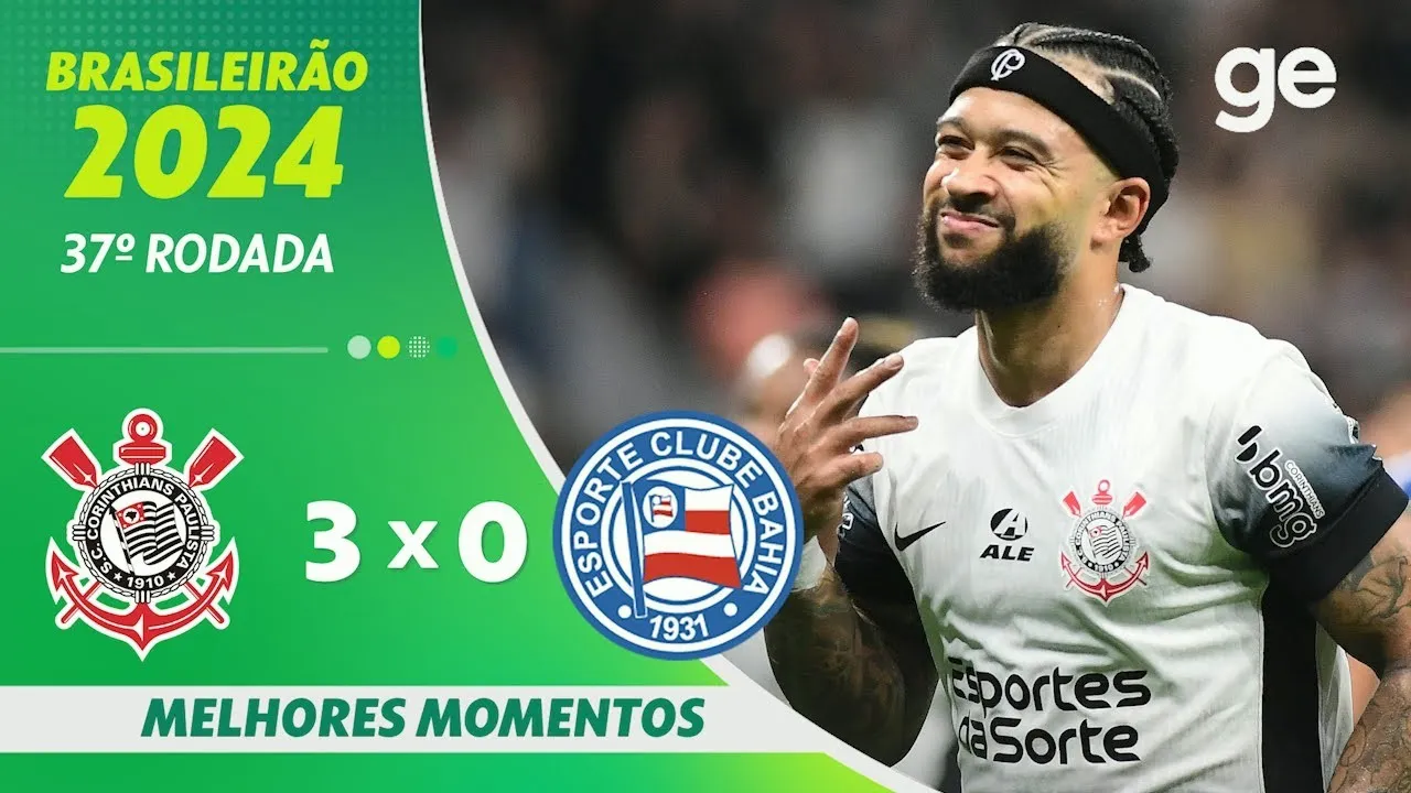 ไฮไลท์ฟุตบอลบราซิล ซีรี่ย์เอ โครินเธียนส์เปิดบ้านถล่มบาเฮีย บีเอ 3-0 ศึก 04/12/2567
