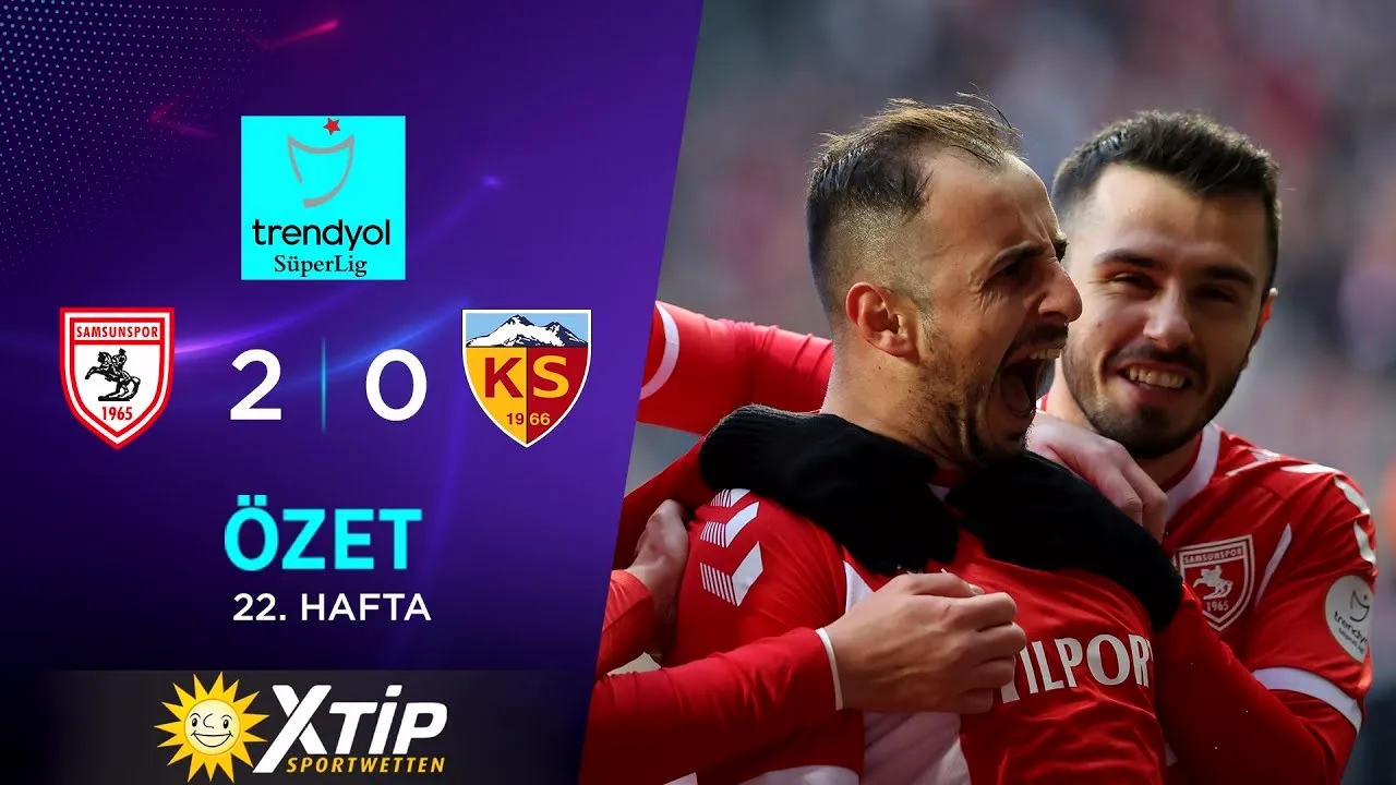 แฟนบอลดู ได้>> ไฮไลท์ซัมซั่นสปอร์ถล่มเคย์เซริสปอร์ 2-0 ศึกตุรกีซุปเปอร์ลีก วันที่ 26 มกราคม 2567