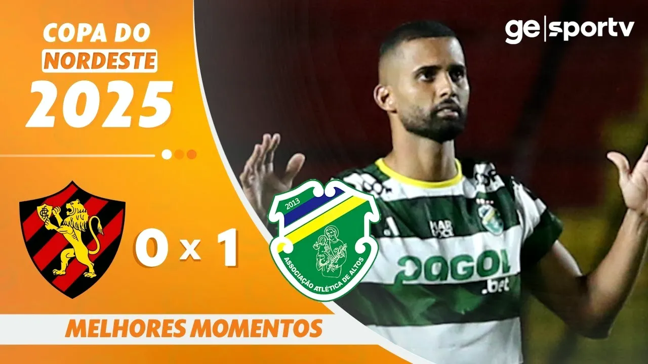 ไฮไลท์ฟุตบอล โคปา โด นอร์เดสเต้ บราซิล 2025 สปอร์ต คลับ เรซิเฟ่ พ่าย อัลโต พีไอ 0-1 วันที่ 27/03/2568