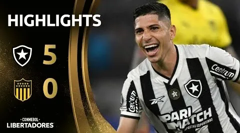 ไฮไลท์ฟุตบอล โบตาโฟโก้ อาร์เจ ถล่ม ซีเอ เพนาโรล 5-0 ศึกโคปา ลิเบอตาดอเรส 2024 วันที่ 24 ตุลาคม 2567