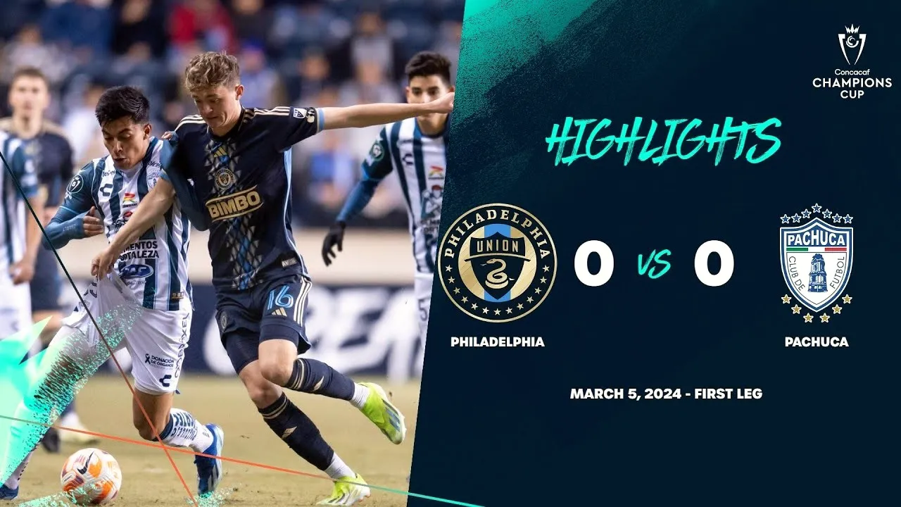 ไฮไลท์ฟุตบอลคอนคาเคฟ แชมเปี้ยนส์ คัพ เจาะเกมฟิลาเดลเฟีย เปิดรังเสมอกับปาชูก้า 0-0 เมื่อวันที่ 6 มีนาคม 2567 หรือ 06/03/2567