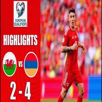 ดูคลิปไฮไลท์ฟุตบอล เวลส์ 2-4 อาร์เมเนีย ศึกยูโร 2024 รอบคัดเลือก สุดมันเดือดทั่วสนาม ทาง dooball168hd.com