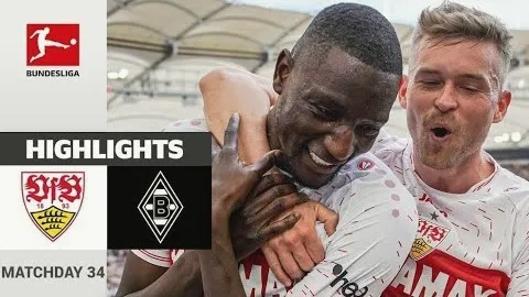 ไฮไลท์ฟุตบอล สตุ๊ตการ์ท ถล่ม มึนเช่นกลัดบัค 4-0 บุนเดสลีก้า เยอรมัน 19/05/2567