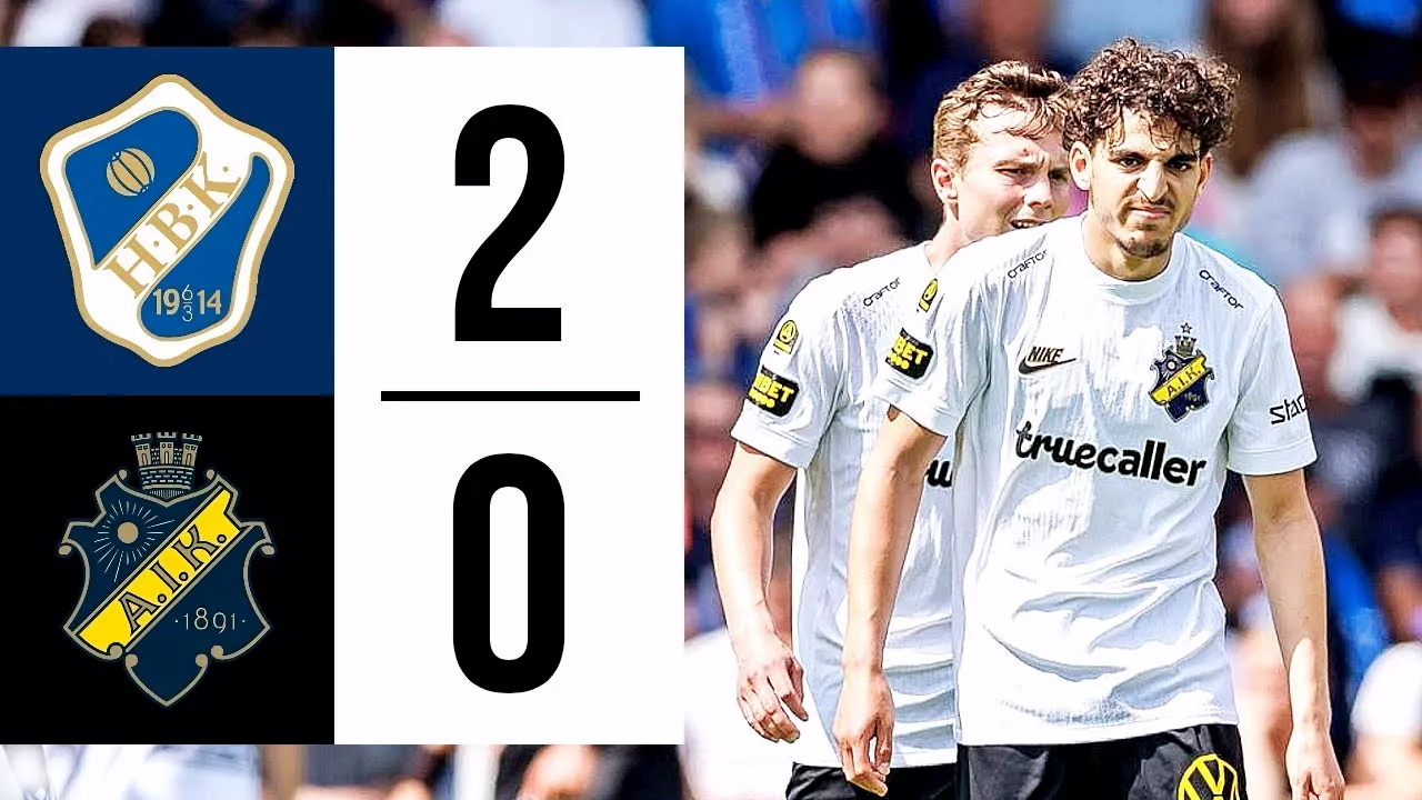 07/07/2568 ไฮไลท์ฟุตบอล ฮาล์มสตัด ชนะ เอไอเค โซลน่า 2-0 ในศึกสวีเดน ออลสเวนส์คาน 2028